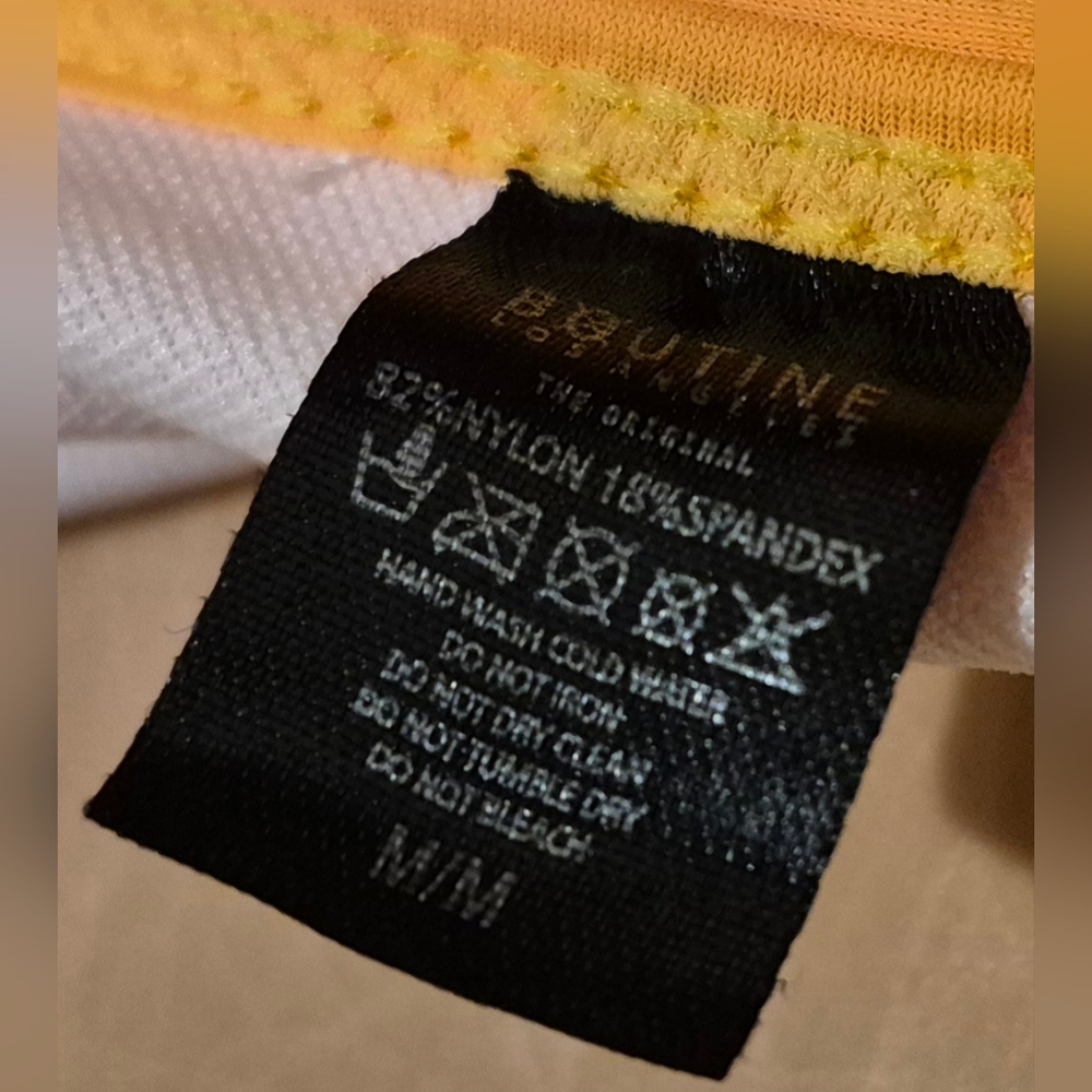 Boutine LA Lily Yellow Rio One-piece Swimsuit Sz M - Picture 4 of 6